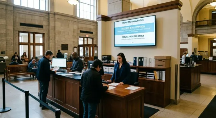 Prestataire d'affichage légal numérique pour mairie : panneau et logiciel