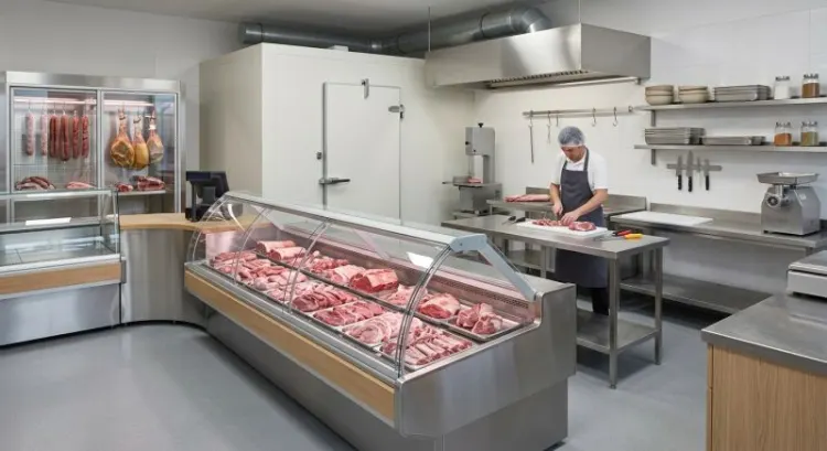 Entreprise d'agencement de boucherie : mobilier froid et installation