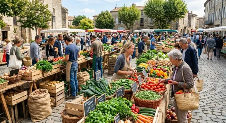 Marchés hebdomadaires de la Loire : où faire ses courses en circuit court ?
