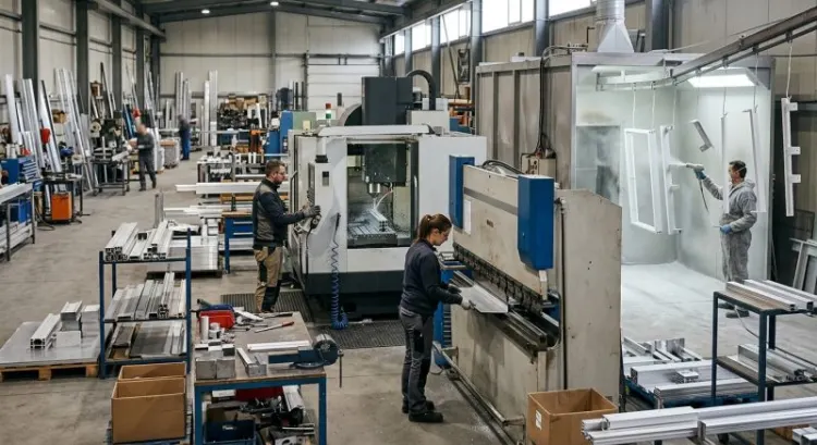 Sous-traitant pièces aluminium bâtiment : usinage, tôlerie, thermolaquage
